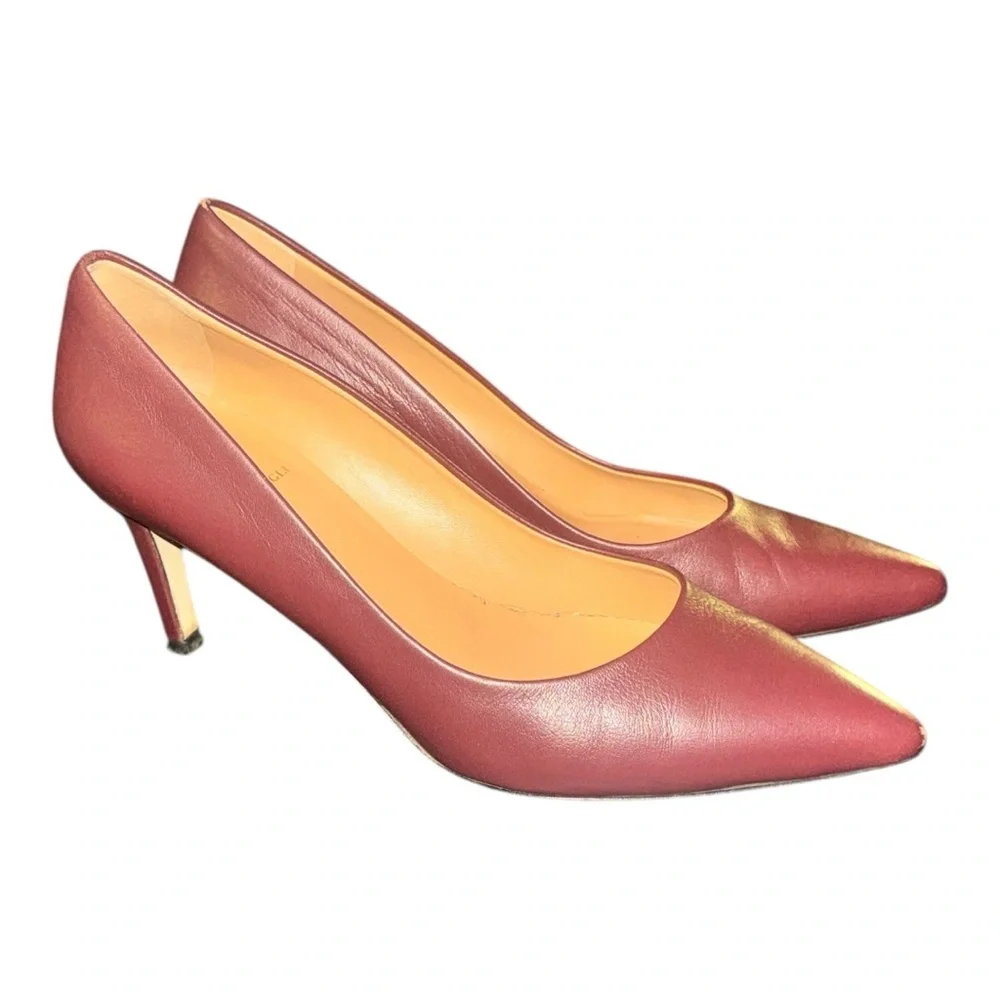 Bruno Magli Women’s Tara 2.5” Pump in Bordeaux Red Size 39 (US 9) GUC